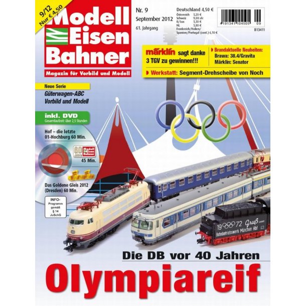 Modell Eisen Bahner September 2012 med DVD