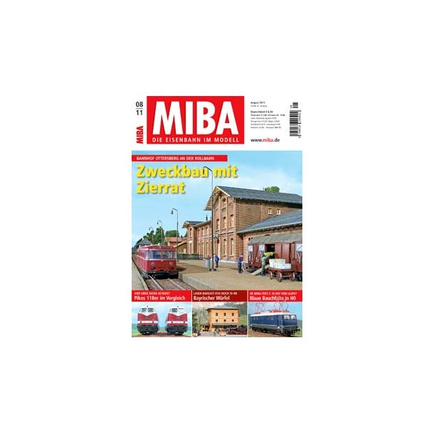 MIBA Die Eisenbahn Im Modell August 2011