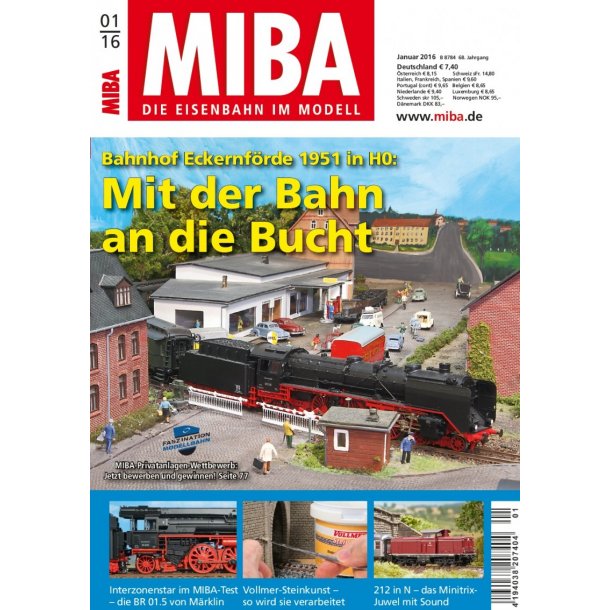 MIBA Die Eisenbahn Im Modell Januar 2016