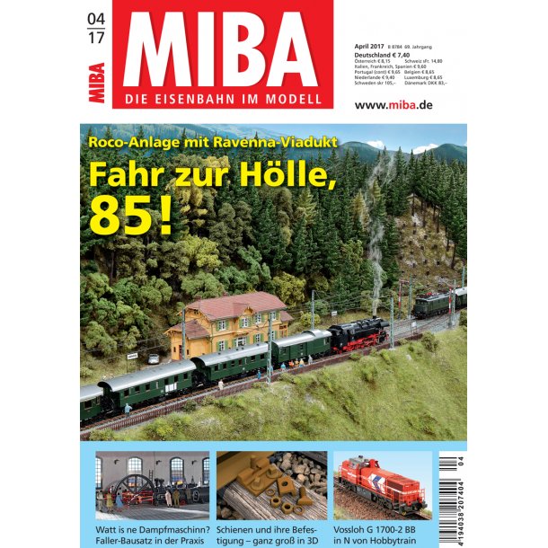 MIBA Die Eisenbahn Im Modell April 2017