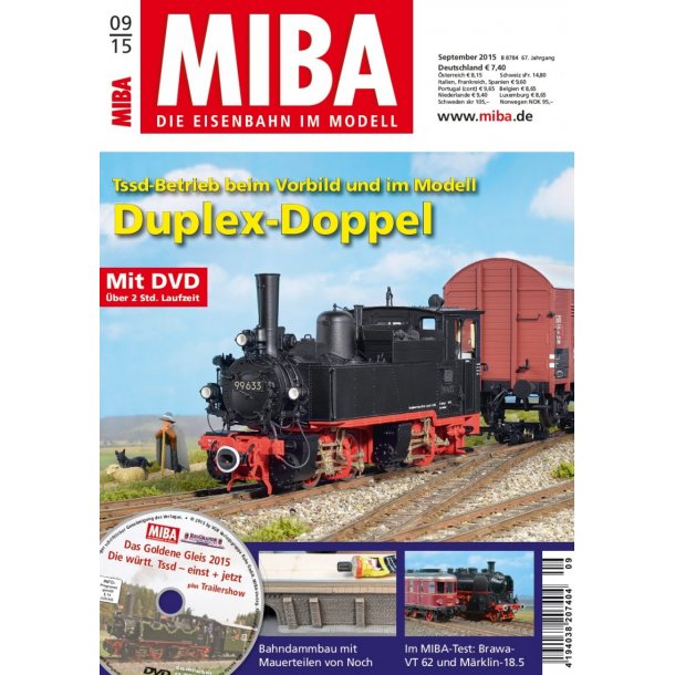 MIBA Die Eisenbahn Im Modell September 2015