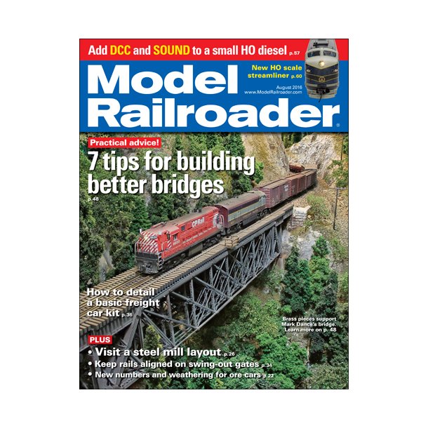 Model Railroader August 2016