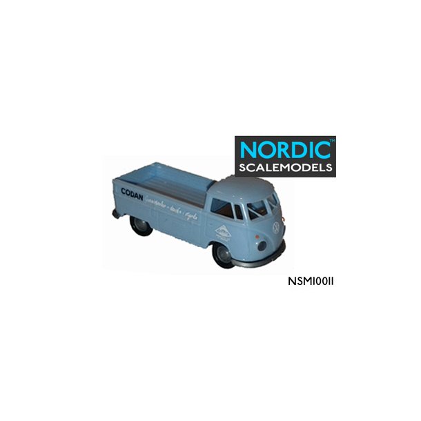 Nordic Scalemodels 10011Dansk Codan Varevogn &ndash; VW T1b &ndash; Str. H0 1:87